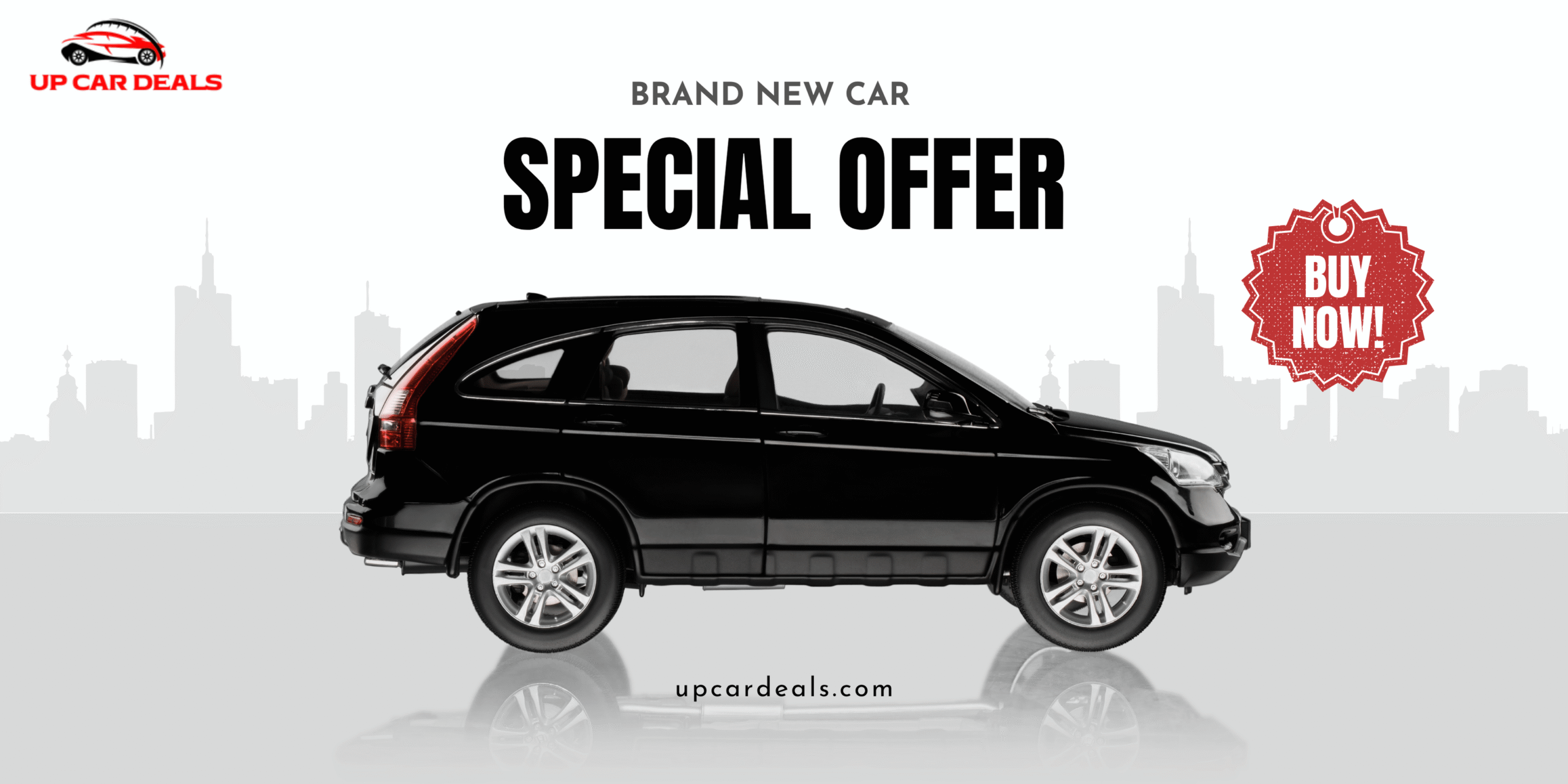 black and white elegant car sale banner
